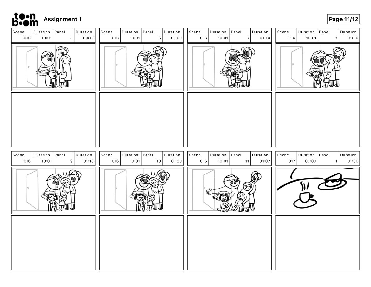 Sniff storyboard frame 11